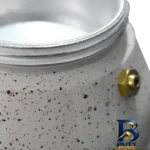 نمای کناری قهوه ساز تاشو مدل Brioni برای ۶ کاپ پروفایل و ساختار