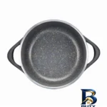 نمای کناری قابلمه گرانیت عروس با دستگیره باکالیت پروفایل و ساختار
