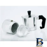 نمای کناری قهوه جوش مدل coffee 6 cup کد 34004 پروفایل و ساختار