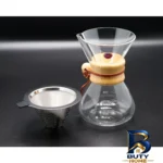 نمای کناری قهوه جوش بی.وی.کی مدل مخروطی کد 311011 پروفایل و ساختار