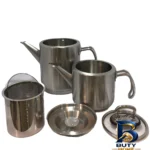 نمای کناری ست کتری و قوری کرکماز مدل PROLINE کد A۲۷۴ اصل پروفایل و ساختار