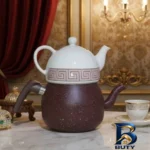 نمای کناری ست کتری و قوری مدل 5832 با گنجایش ۲ لیتر یک لیتر پروفایل و ساختار