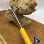 نمای کناری چاقو آشپزخانه پناهنده مدل راسته بری پلاستیکی سایز ۴ پروفایل و ساختار