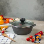 نمای کناری قابلمه تکنو گرانیتی با کیفیت بالا پروفایل و ساختار