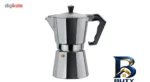 نمای کناری قهوه جوش موکا مدل Coffettiera 6 Cups با طراحی خاص پروفایل و ساختار