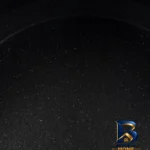 نمای کناری تابه گرانیت ام جی اس با دستگیره مقاوم و طراحی بادوام پروفایل و ساختار