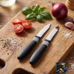 نمای کناری چاقو آشپزخانه مدل COR&COR ترامونتینا بسته 2 عددی پروفایل و ساختار