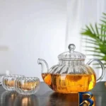 نمای کناری قوری کدو حلوایی مدل 1369n با گنجایش 1 لیتر پروفایل و ساختار