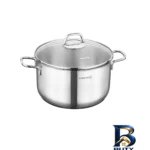 نمای کناری قابلمه استیل کرکماز با طراحی دو جداره و سوپاپ بخار پروفایل و ساختار