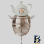 نمای کناری ست کتری و قوری مدل روگازی کد ۰۶ گنجایش ۶ لیتر گنجایش ۱ لیتر اصل پروفایل و ساختار