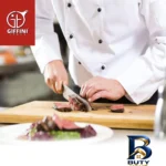 نمای کناری چاقو اشپزخانه جی فی نی مدل WMF-۰۲ اصل پروفایل و ساختار
