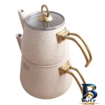 نمای کناری ست کتری و قوری ریور مدل 5825 پروفایل و ساختار