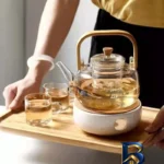 نمای کناری قوری مدل NB-۴۱۸ گنجایش ۱۰۰۰ میلی لیتر اصل پروفایل و ساختار