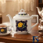 نمای کناری قوری طرح کواترو مدل ۱۰۲۵ با گنجایش ۵۰۰ میلی لیتر پروفایل و ساختار