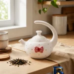 نمای کناری قوری ارکیده مدل کد 11213xpap گنجایش 750 میلی لیتر پروفایل و ساختار
