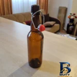 نمای کناری بطری مدل شیشه ای درب قفلی اصل پروفایل و ساختار