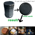 نمای کناری پودر پاش قهوه مدل powder اصل پروفایل و ساختار