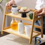 نمای کناری استند جا ادویه ای مدل Coffee Station با طراحی زیبا پروفایل و ساختار