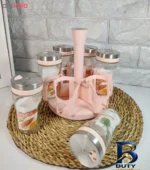 نمای کناری ست جا ادویه کاپریس مدل پارادایس مجموعه ۶ عددی اصل پروفایل و ساختار