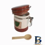نمای کناری ست جا ادویه دنیلی طرح برگ کد V۴-۱۹۰LeaveX۲ مجموعه ۲ عددی اصل پروفایل و ساختار