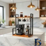 نمای کناری نظم دهنده و آبچکان استند لوکس با طراحی زیبا پروفایل و ساختار