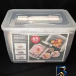 نمای کناری سبد پیک نیک ۶۵ پارچه باربارا مدل 6persion پروفایل و ساختار