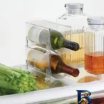 نمای کناری نظم دهنده قوطی های یخچال لیمون مدل HS۱۹ کد ۲۱۲۸ اصل پروفایل و ساختار