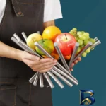 نمای کناری سبد میوه مدل مارپیچ کد A۰۰۱ اصل پروفایل و ساختار