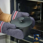 نمای کناری قابلمه چدن Vardagen با کیفیت بالا پروفایل و ساختار