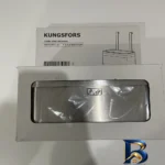 نمای کناری استند دیواری ایکیا مدل KUNGSFORS-NEW با جاقاشقی و گیره پروفایل و ساختار