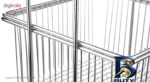 نمای کناری سبد پیاز و سیب زمینی مدل 76202 -3M پروفایل و ساختار