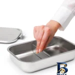 نمای کناری ظرف نگهدارنده برابانتیا مدل Lunchbox پروفایل و ساختار
