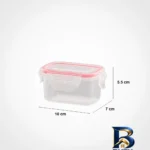 نمای کناری ظرف نگهدارنده لیمون مدل مستطیل کد TP۱۶ مجموعه ۸ عددی اصل پروفایل و ساختار