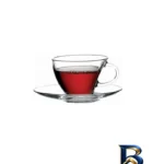 نمای کناری ست فنجان و نعلبکی پاشاباغچه مدل Penguen کد 98396 بسته ۶ عددی پروفایل و ساختار