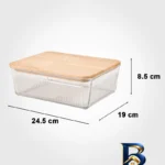 نمای جزئیات ظرف نگهدارنده لیمون مدل مستطیل کد 2211 بسته ۳ عددی پرداخت و جزئیات مواد