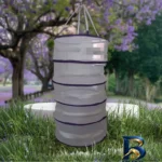 نمای کناری سبزی خشک کن دستی مدل ۵ طبقه با کیفیت عالی پروفایل و ساختار
