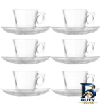 نمای کناری سرویس چای خوری ۱۲ پارچه پاشاباغچه مدل Vela کد 97301 پروفایل و ساختار