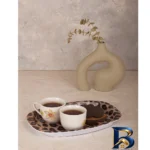 نمای کناری سینی بدون دسته مدل 6652 پلنگی سایز 21*32 سانتی متر پروفایل و ساختار