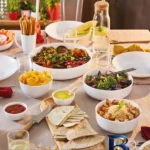 نمای جزئیات کاسه لومینارک مدل دیوالی مجموعه ۴ عددی پرداخت و جزئیات مواد