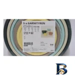 نمای کناری ظرف نگهدارنده ایکیا مدل Garnityren کد 604.801.29 مجموعه ۵ عددی پروفایل و ساختار