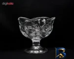 نمای کناری بستنی خوری بلور کاوه مدل سان استار کد 400205 بسته ۶ عددی پروفایل و ساختار