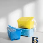 نمای کناری ظرف نگهدارنده ایکیا مدل GLIS+ مجموعه ۳ عددی پروفایل و ساختار