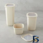 نمای کناری ظرف نگهدارنده مدل Novia انگلیش هوم مجموعه سه عددی پروفایل و ساختار