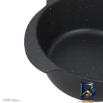 نمای بسته بندی سرویس قابلمه و تابه گرانیت ۱۹ پارچه تکنو مدل پروانه برچسب و بسته بندی