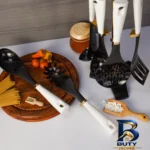 نمای جزئیات سرویس ملاقه و کفگیر 7 پارچه آرتیستون صنعت کد 2020 نمای نزدیک دانه