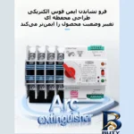 نمای بالا سوییچ انتقال خودکار وای فای تومزن مدل TOQ۷S-۱۲۵/۴P اصل طرح و تن رنگ