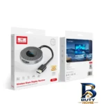 نمای جلو دانگل HDMI ارلدام مدل +ET-W۷ اصل طراحی و جزئیات کلیدی