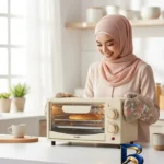 نمای جلو آون توستر ۷ لیتری مدل 4042 سونیفر طراحی و جزئیات کلیدی