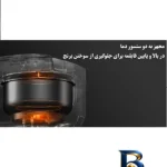 نمای جلو مولتی کوکر شیائومی مدل MFB۱۲۰A-۱ اصل چیدمان صفحه و نشانگرها