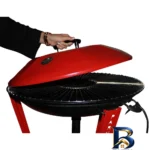 نمای جزئیات باربیکیو پارمیس مدل BBQ 712 با طراحی زیبا پرداخت و جزئیات مواد
